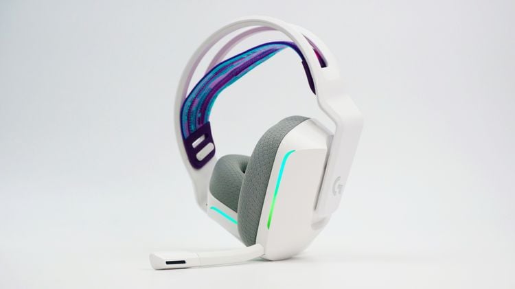 Logitech G733 Lightspeed Wireless RGB Gaming Headset (White)  หูฟังสำหรับเล่นเกมไร้สายที่มีดีไซน์สวยงาม น้ำหนักเบา สวมใส่สบาย - ID24030086 รูปที่ 8