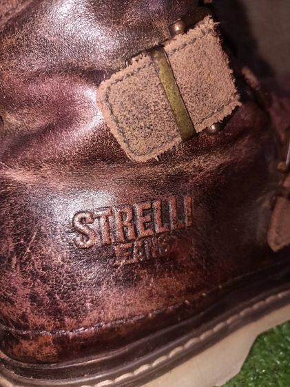 296.รองเท้าหนังแท้ Strelli Jeans moc toe รูปที่ 12