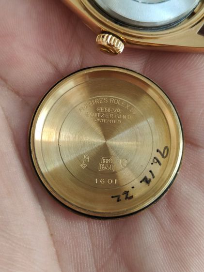 นาฬิกา Rolex DATEJUST Ref.1601 18k Solid Gold  รูปที่ 16