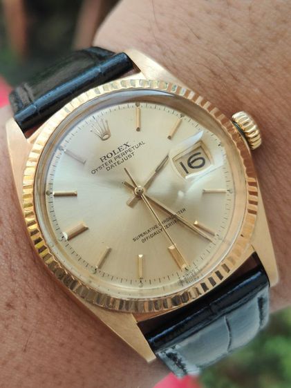 นาฬิกา Rolex DATEJUST Ref.1601 18k Solid Gold  รูปที่ 11