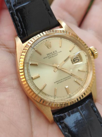 นาฬิกา Rolex DATEJUST Ref.1601 18k Solid Gold  รูปที่ 5