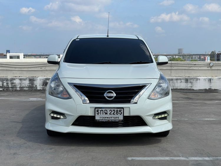 Nissan Almera 2016 1.2 E Sportech Sedan เบนซิน ไม่ติดแก๊ส เกียร์อัตโนมัติ ขาว รูปที่ 2