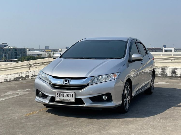 Honda City 2016 1.5 Sv i-VTEC Sedan เบนซิน ไม่ติดแก๊ส เกียร์อัตโนมัติ เทา