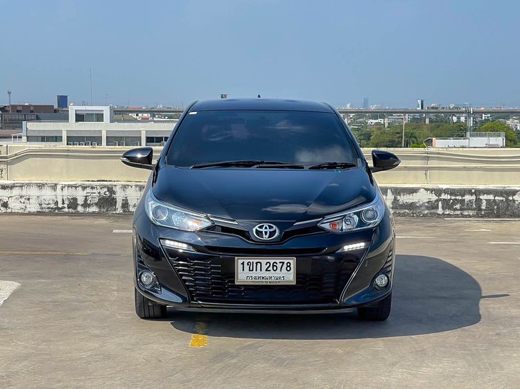 Toyota Yaris 2020 1.2 High Sedan เบนซิน ไม่ติดแก๊ส เกียร์อัตโนมัติ ดำ รูปที่ 2