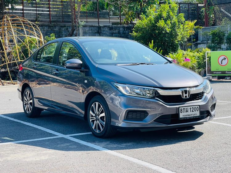 Honda City 2018 1.5 V Sedan เบนซิน ไม่ติดแก๊ส เกียร์อัตโนมัติ เทา รูปที่ 3