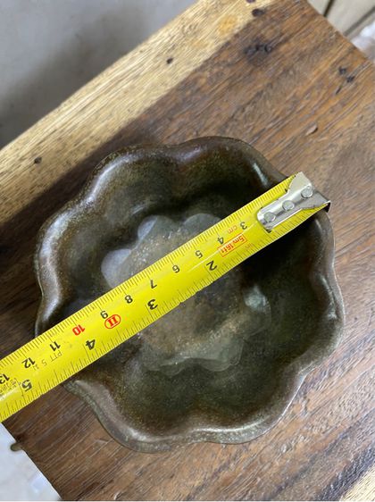 ถ้วยน้ำชา ลายของมงคลแปดอย่าง ทองเหลือง รูปที่ 10