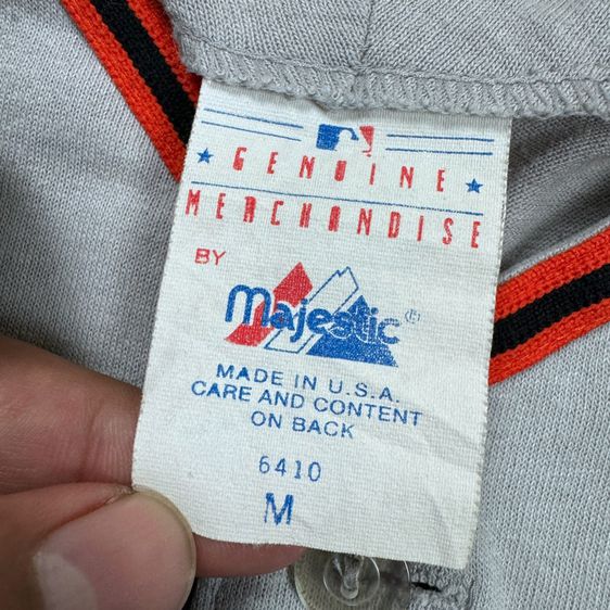 เสื้อยืด Majestic x San Francisco 90s ผ้าบางผสม Cotton​ Size M made USA​ รูปที่ 4