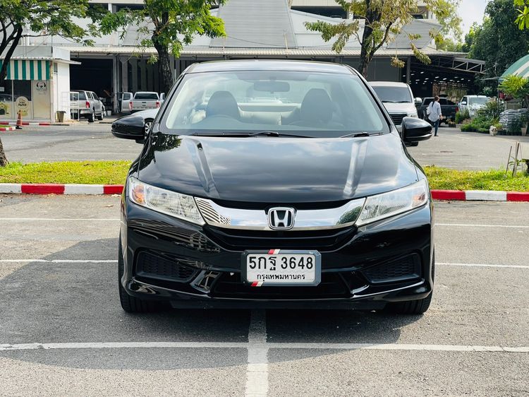 Honda City 2016 1.5 V Plus i-VTEC Sedan เบนซิน ไม่ติดแก๊ส เกียร์อัตโนมัติ ดำ รูปที่ 2