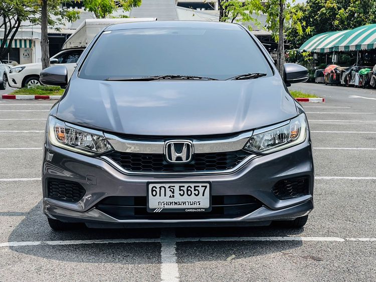 Honda City 2017 1.5 V Plus i-VTEC Sedan เบนซิน ไม่ติดแก๊ส เกียร์อัตโนมัติ เทา รูปที่ 2