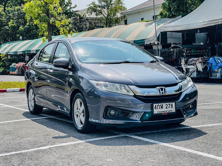 Honda City 2015 1.5 V Plus i-VTEC Sedan เบนซิน ไม่ติดแก๊ส เกียร์อัตโนมัติ เทา รูปที่ 3