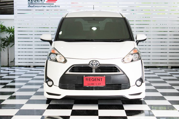 Toyota Sienta 2018 1.5 G Utility-car เบนซิน ไม่ติดแก๊ส เกียร์อัตโนมัติ ขาว รูปที่ 2