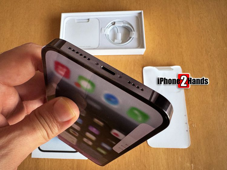 iPhone 14 Pro Max สีม่วง 256gb ศูนย์ไทย ครบกล่อง มือสอง ราคาถูก ใช้งานน้อย รูปที่ 6