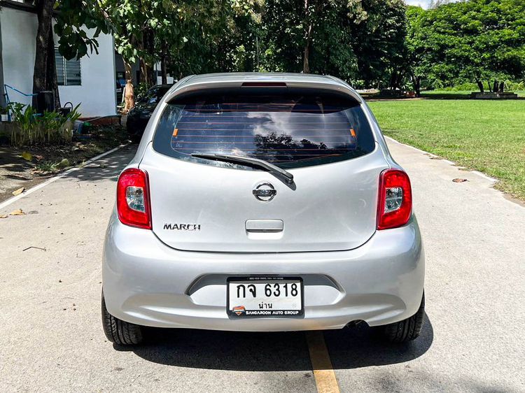 Nissan March 2018 1.2 E เบนซิน ไม่ติดแก๊ส เกียร์อัตโนมัติ เทา รูปที่ 4