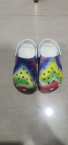  Crocs แท้ Shop รองเท้าแตะเด็ก Spray Dye Clog รูปที่ 2