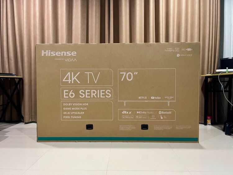 Hisense 4K 70 นิ้ว มือ1 Smart TV สเปคโหด, Dolby Vision, Dolby Audio, dts Virtual X ประกันศูนย์ 3 ปี รูปที่ 2