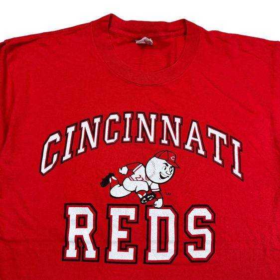 เสื้อยืด Cincinnati REDS 90s ผ้าร้อย งาน USA​ Size L​ รูปที่ 2