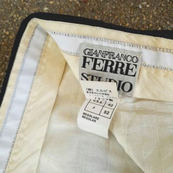 Gianfranco Ferre  doule pleated trouser made in ITALY
🍕🍕🍕 รูปที่ 5