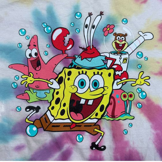 เสื้อยืด SpongeBob SquarePants​ Size SM​ รูปที่ 2