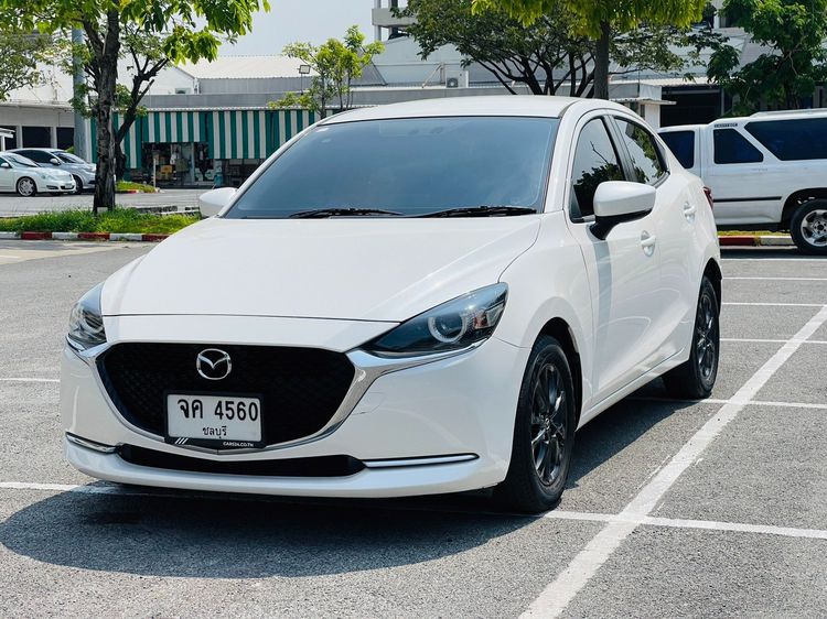Mazda Mazda 2 2020 1.3 Skyactiv-G S Leather Sedan Sedan เบนซิน ไม่ติดแก๊ส เกียร์อัตโนมัติ ขาว