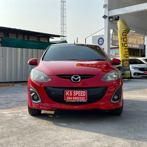 Mazda Mazda 2 2014 1.5 Spirit Sports Sedan เบนซิน ไม่ติดแก๊ส เกียร์อัตโนมัติ แดง รูปที่ 2