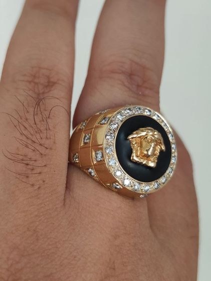 แหวน Versace Medusa Diamond 18k Gold  รูปที่ 9