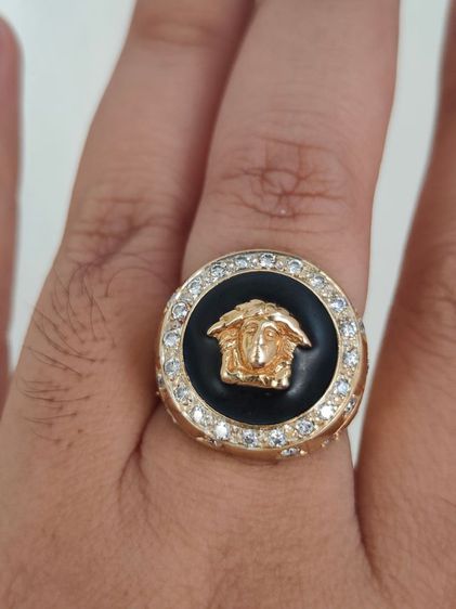 แหวน Versace Medusa Diamond 18k Gold  รูปที่ 4