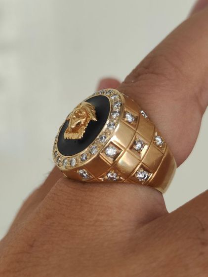 แหวน Versace Medusa Diamond 18k Gold  รูปที่ 13