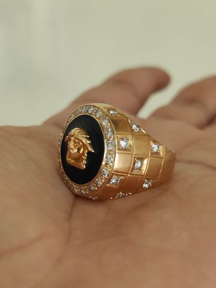 แหวน Versace Medusa Diamond 18k Gold  รูปที่ 7