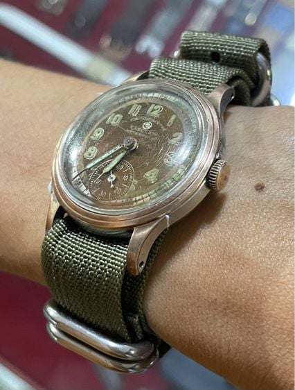 Early Military Style Election Chronometre with Manual winding รูปที่ 3