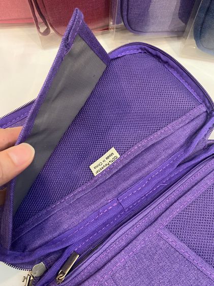 passport bag กระเป๋า ใส่เงิน พาสปอร์ต clutch  miniso kerea ของแท้ โล๊ะสต๊อก ขายส่ง10ใบ 900 รูปที่ 9