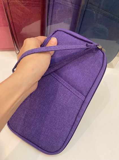 passport bag กระเป๋า ใส่เงิน พาสปอร์ต clutch  miniso kerea ของแท้ โล๊ะสต๊อก ขายส่ง10ใบ 900 รูปที่ 7