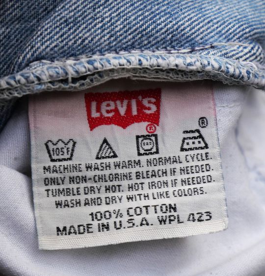 Levi's 501 Made in usa Cut off small e  รูปที่ 6