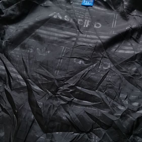 adidas Black Full Zipper Jacket รอบอก 45”  รูปที่ 10