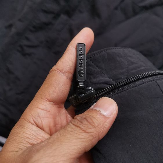 adidas Black Full Zipper Jacket รอบอก 45”  รูปที่ 8