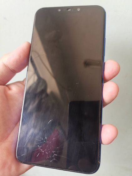 Huawei Nova 3i รอม128 เอ็นดรอย 9 แรม4 ขายถูกมีตำหนิมีรอยร้าวบางบางนิดเดียวล่างไม่มีผลต่อการทัสใช้งานส่งชัวร์ รูปที่ 5