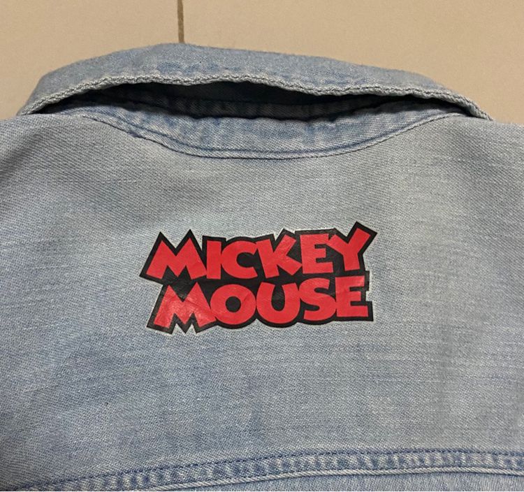เสื้อเชิ๊ตยีนส์แขนยาว disney ลาย mickey mouse รูปที่ 6