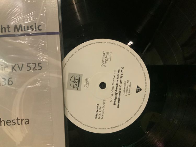 ขายแผ่นเสียงออดิโอไฟล์บันทึกเยี่ยมปกหลอด Western 300B หวานเจี๊ยบบบ The Tube Only Night Music TACET 180g. Germany 🇩🇪 LP Audiophile ส่งฟรี รูปที่ 2