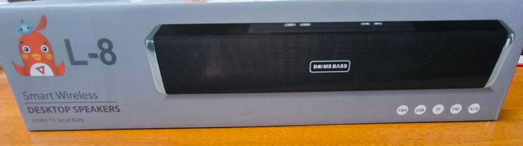L-8 smart wireless desktop speaker สีดำ ของใหม่ รูปที่ 2