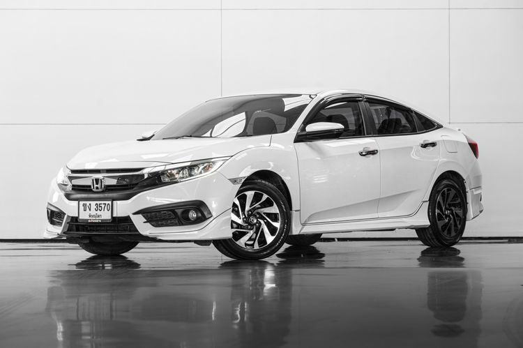 Honda Civic 2017 1.8 EL i-VTEC Sedan เบนซิน ไม่ติดแก๊ส เกียร์อัตโนมัติ ขาว รูปที่ 2