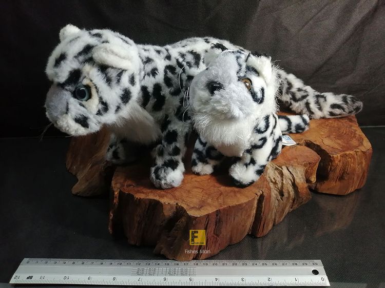 ตุ๊กตาเสือดาวหิมะ Snow Leopard ตุ๊กตาเสือดาวหิมะ ตุ๊กตาสัตว์ป่า รูปที่ 6