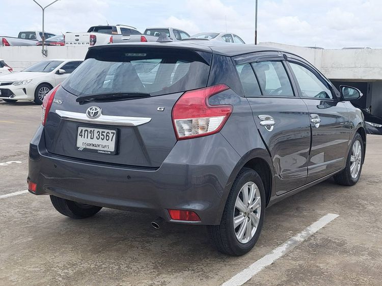 Toyota Yaris 2014 1.2 G Sedan เบนซิน ไม่ติดแก๊ส เกียร์อัตโนมัติ ดำ รูปที่ 4