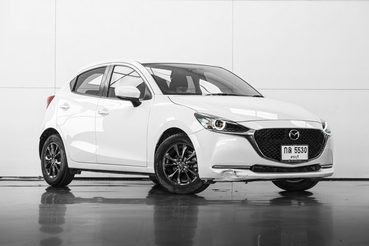 Mazda Mazda 2 2020 1.3 Sedan เบนซิน ไม่ติดแก๊ส เกียร์อัตโนมัติ ขาว รูปที่ 1
