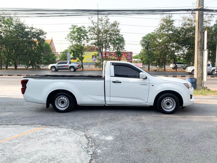 Isuzu D-MAX 2021 1.9 S Pickup เบนซิน ไม่ติดแก๊ส เกียร์ธรรมดา ขาว รูปที่ 4