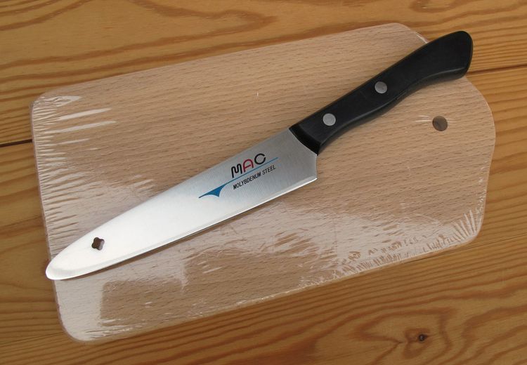 มีด MAC Petty Knife พร้อมเขียงไม้บีชจากเยอรมัน รูปที่ 7
