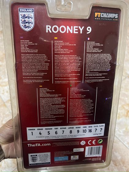 Model Figures Rooney England 🏴󠁧󠁢󠁥󠁮󠁧󠁿  รูปที่ 6
