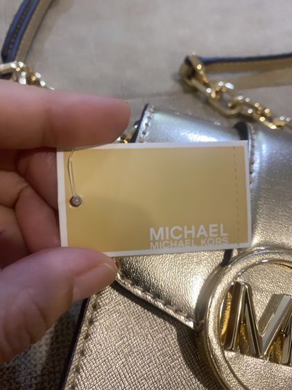  Michael Kors Carmen Small NS Phone Crossbody Pale Gold  แท้  รูปที่ 3