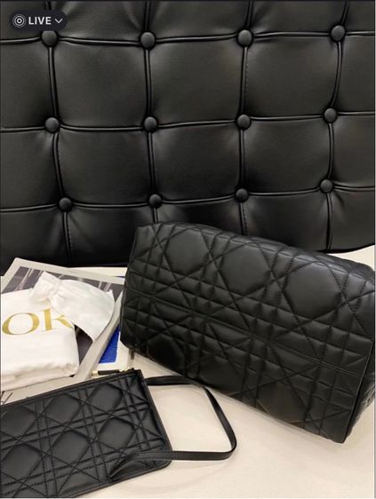 DIOR TOUJOURS TOTE BLACK  รูปที่ 3