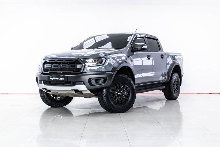 Ford Ranger 2019 2.0 Raptor 4WD Pickup ดีเซล ไม่ติดแก๊ส เกียร์อัตโนมัติ เทา รูปที่ 3