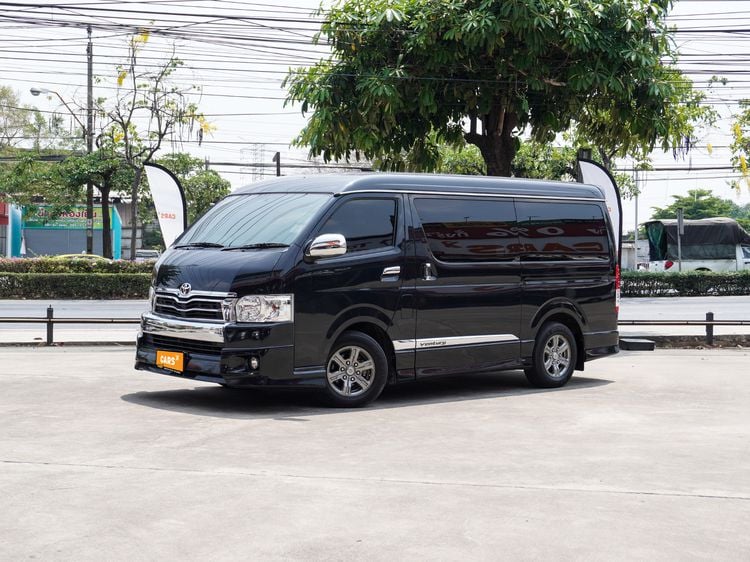 Toyota Ventury 2019 3.0 V Van ดีเซล ไม่ติดแก๊ส เกียร์อัตโนมัติ ดำ รูปที่ 1