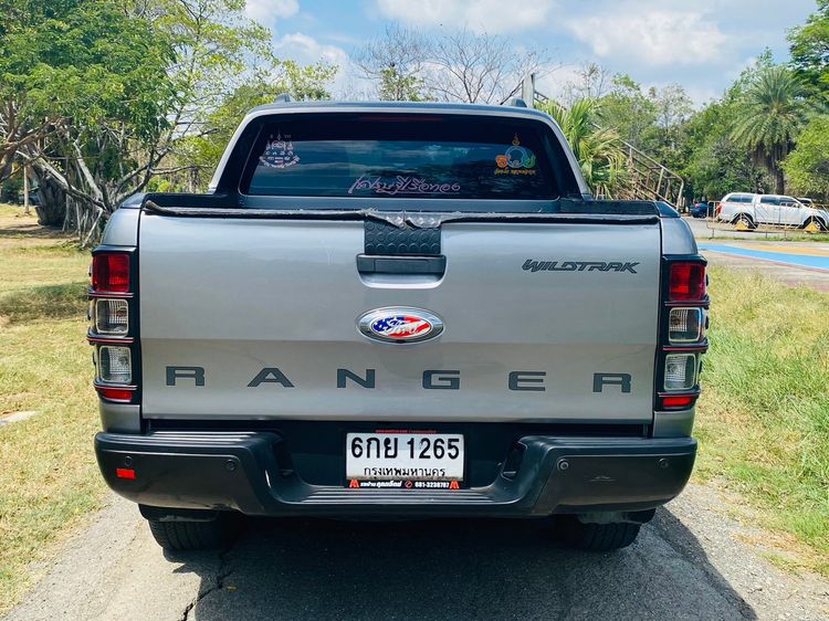 Ford Ranger 2016 2.0 Hi-Rider Wildtrak Pickup เบนซิน ไม่ติดแก๊ส เกียร์อัตโนมัติ บรอนซ์เงิน รูปที่ 3